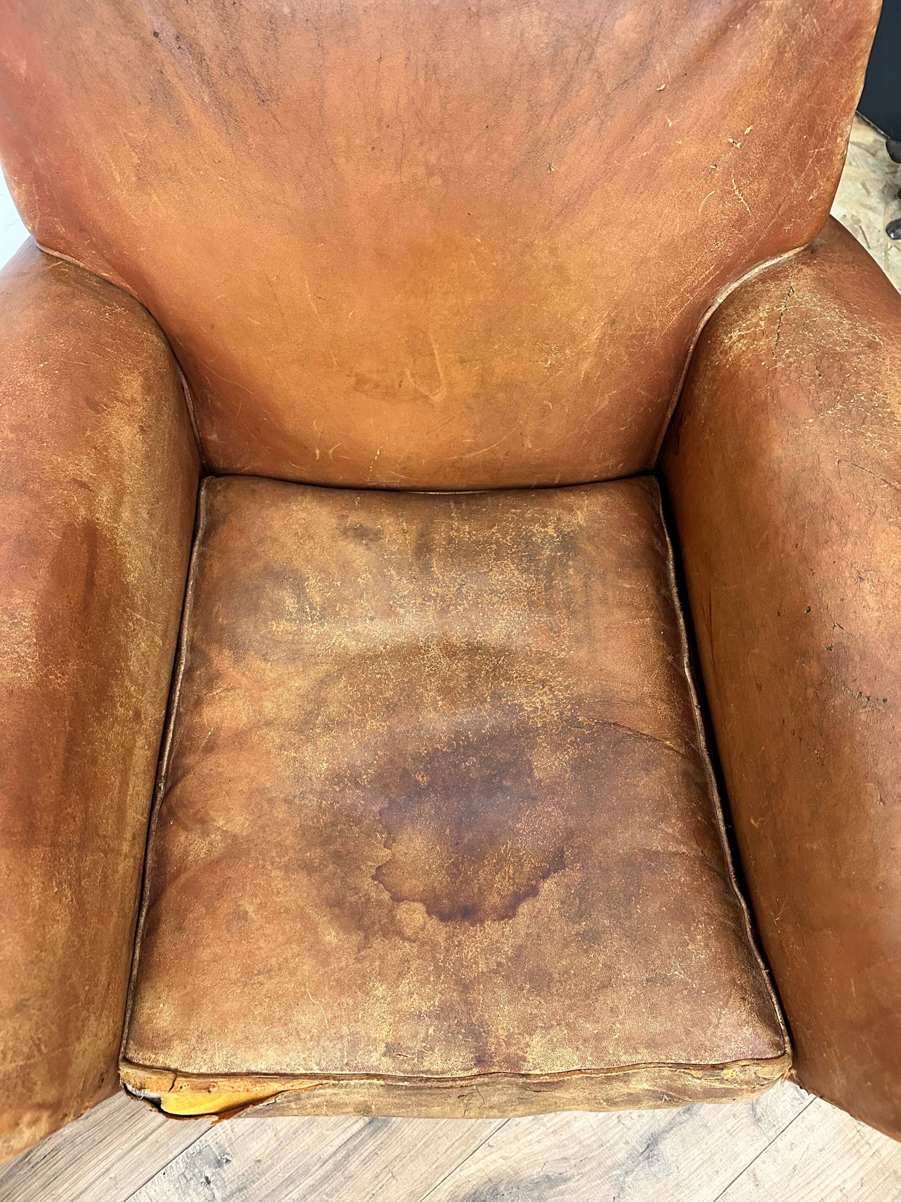 Pair of club chairs