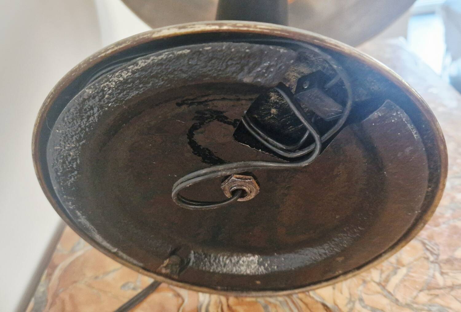 JUMO 350 Grand Luxe lamp - Brass and plexiglass - 1960s