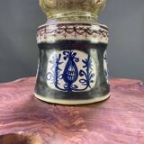 Quimper ceramic candlestick signed Keraluc