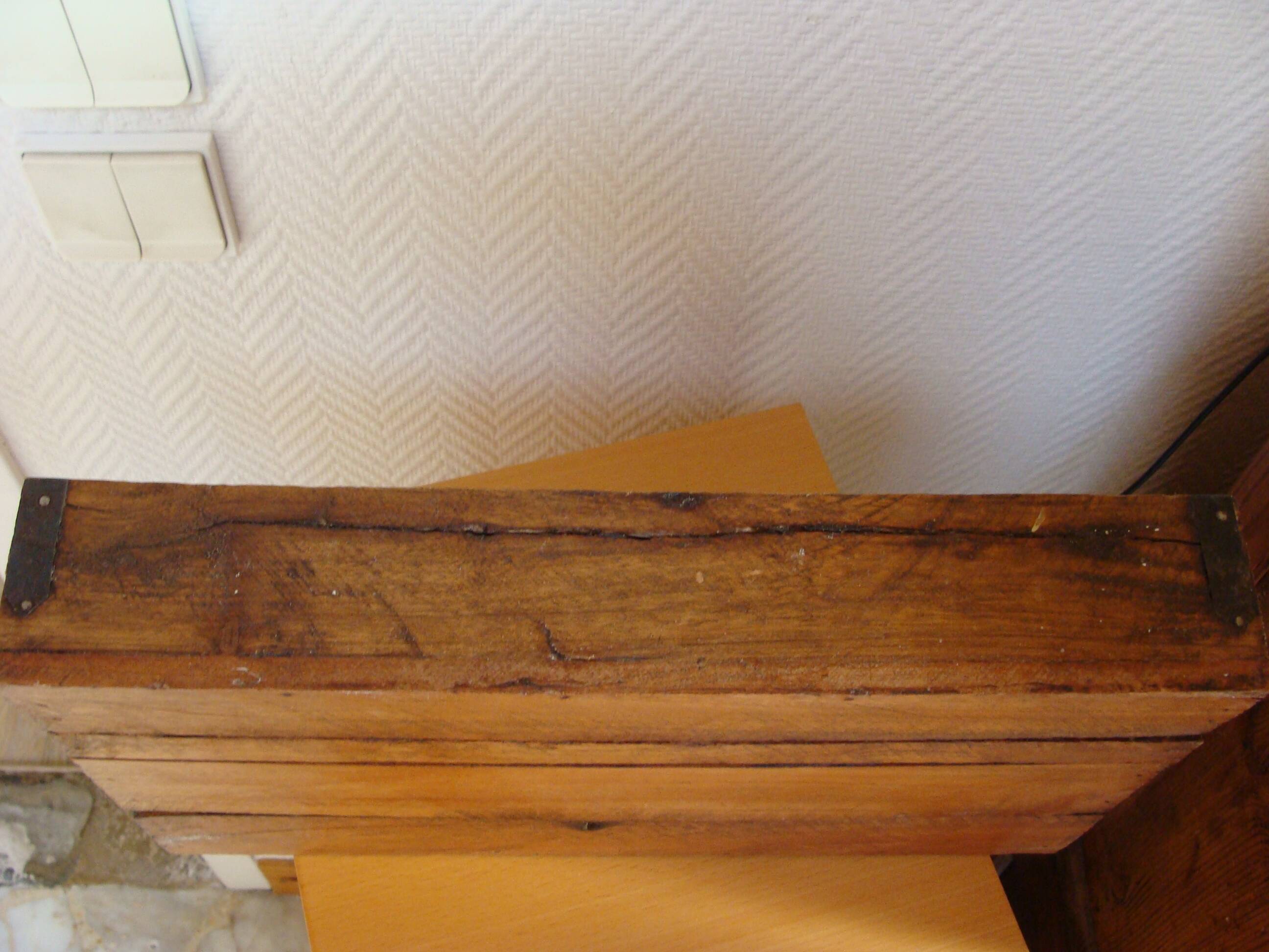 Antique wooden tray