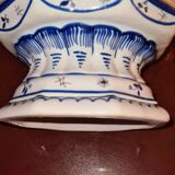 Large cache pot in Nevers earthenware