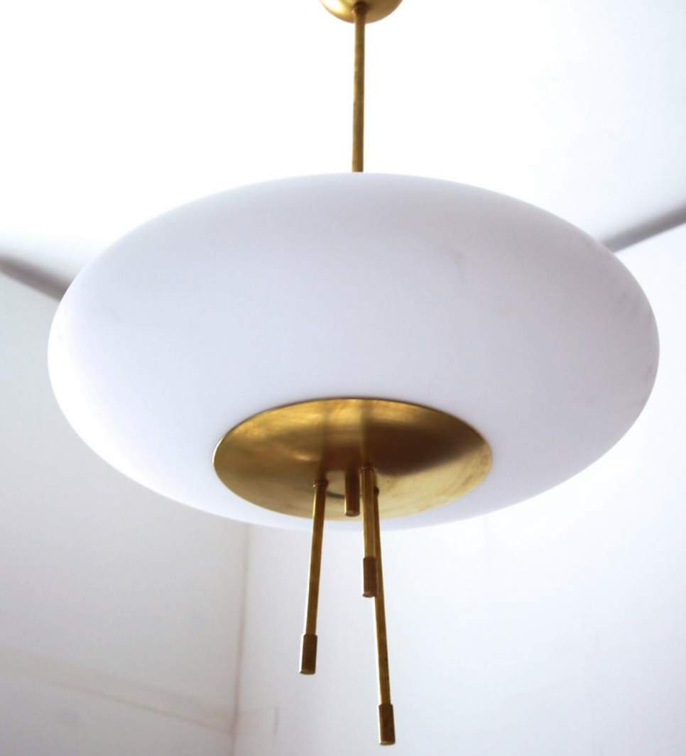 Italian opal pendant lamp