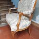 Louis XV style convertible sofa toile de Jouy Chinoiseries