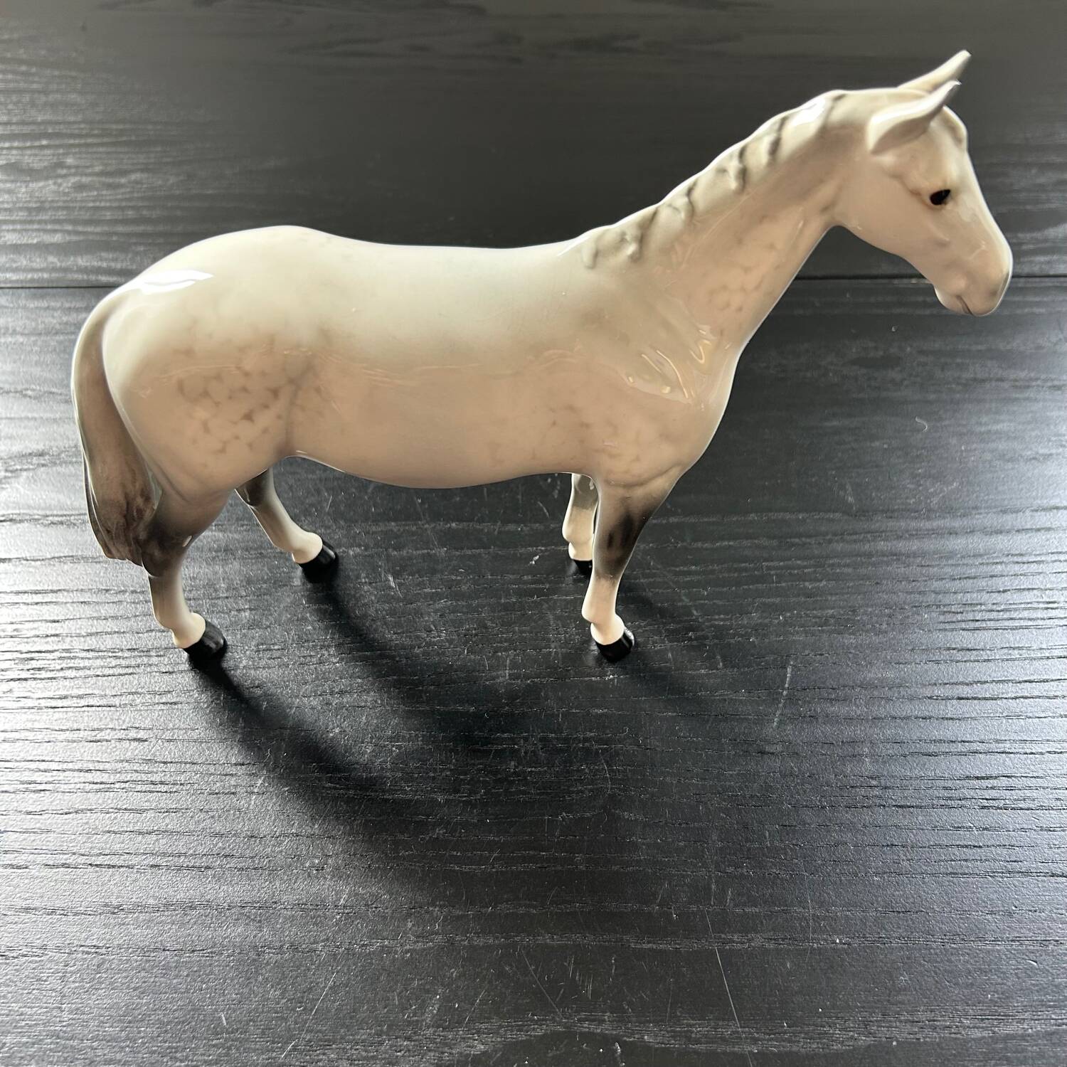 White ceramic horse