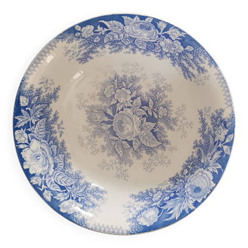 Iron earthenware salad bowl Sarreguemines U & C model "Jardinière"