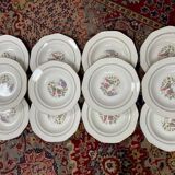 12 deep plates Digoin & Sarreguemines Nanteuil