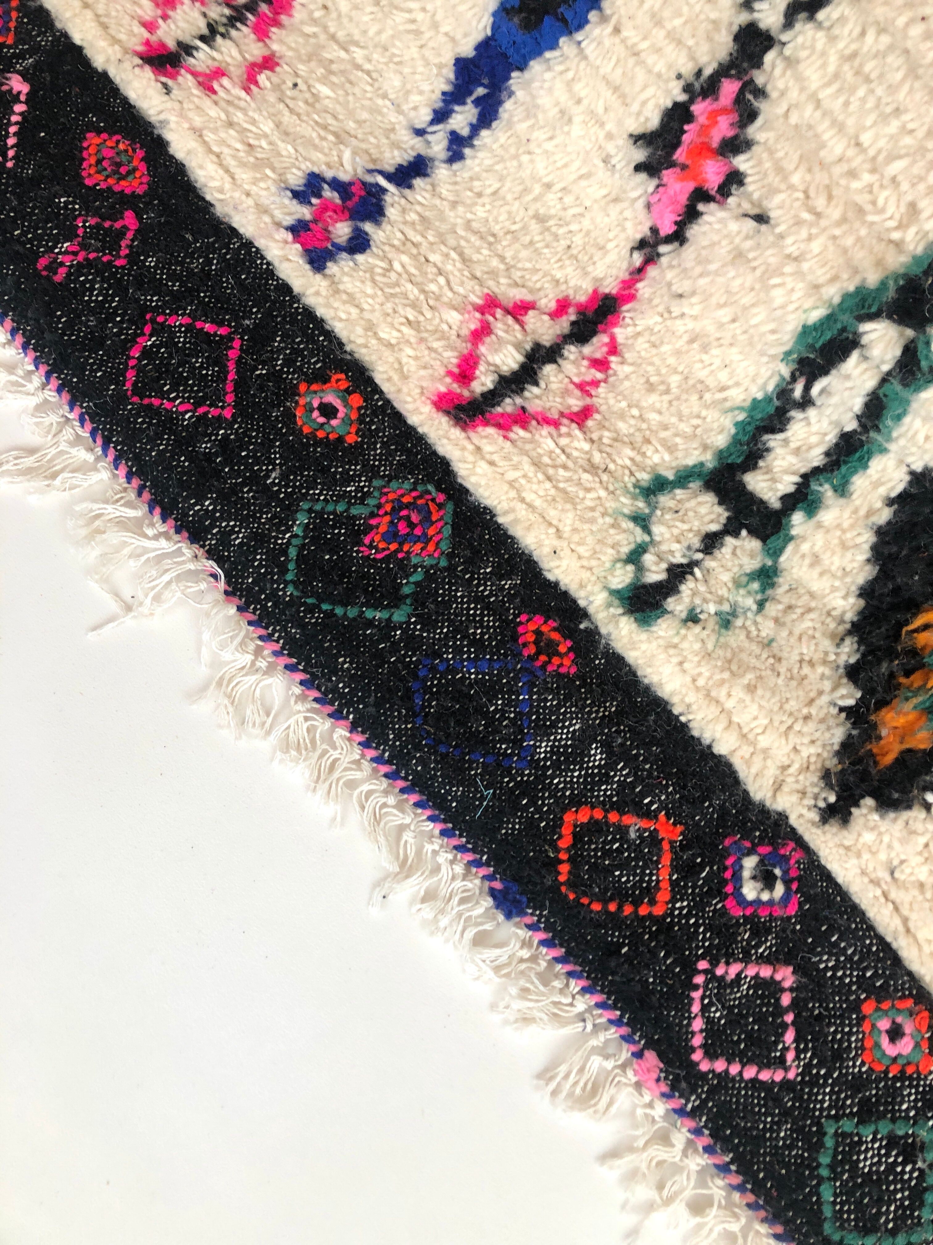 Moroccan berber carpet azilal 286x203cm