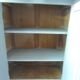 Small vintage Parisian sideboard with 2 doors and 2 drawers, enhanced in verdigris