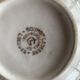 Porcelain ashtray of limoges goumot labesse white and blue vintage 1950