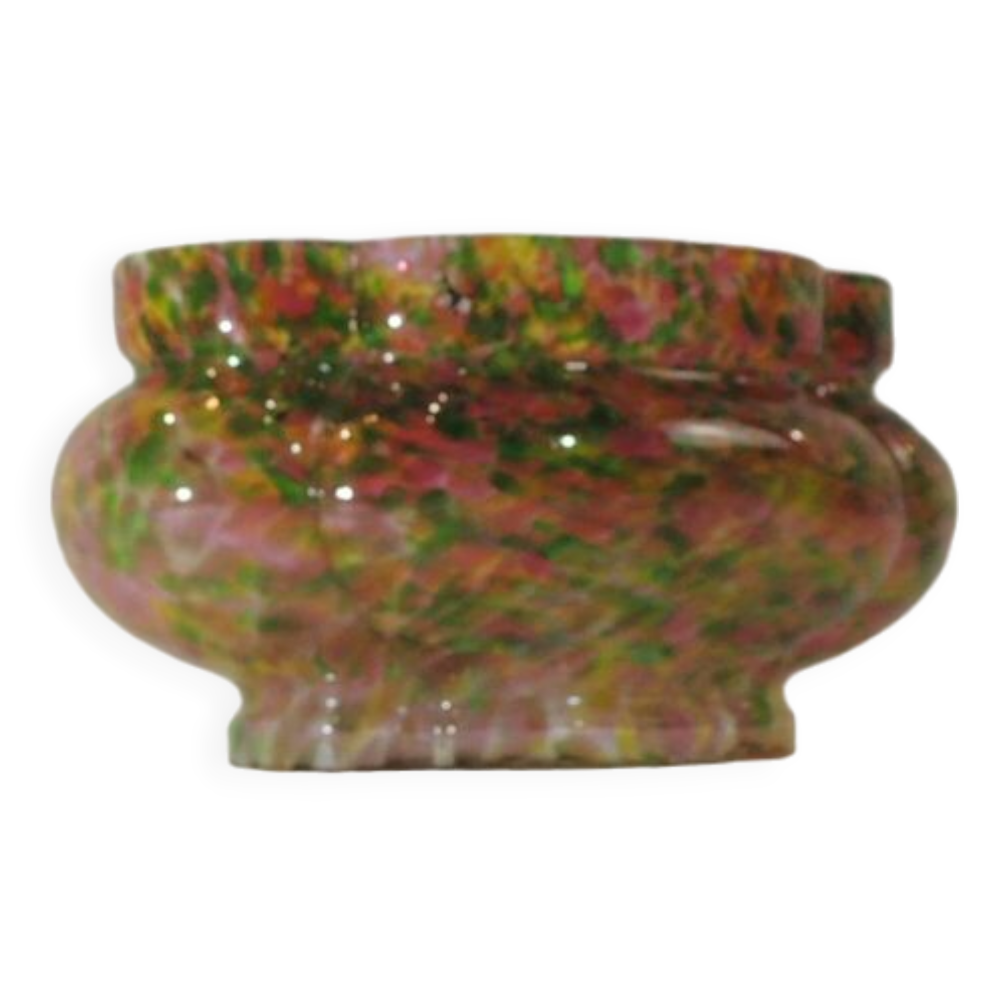 Verre, jardinière Murano, années 1960