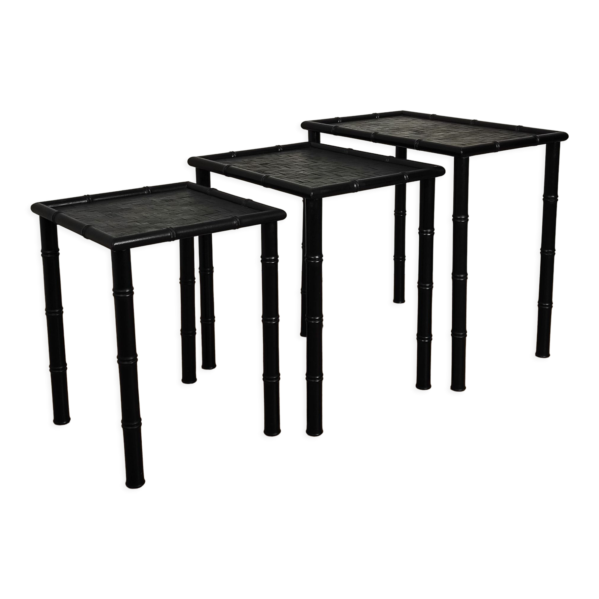 Bamboo nesting tables