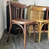 Series of 6 mismatched bistro chairs Mahieu and Luterma