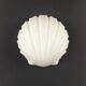 Pair of Vintage Shell-Shaped Opaline Glass Wall Lamps from Limburg, 1970s