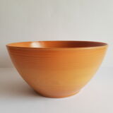 Vintage 70s Volcan brown opaline salad bowl