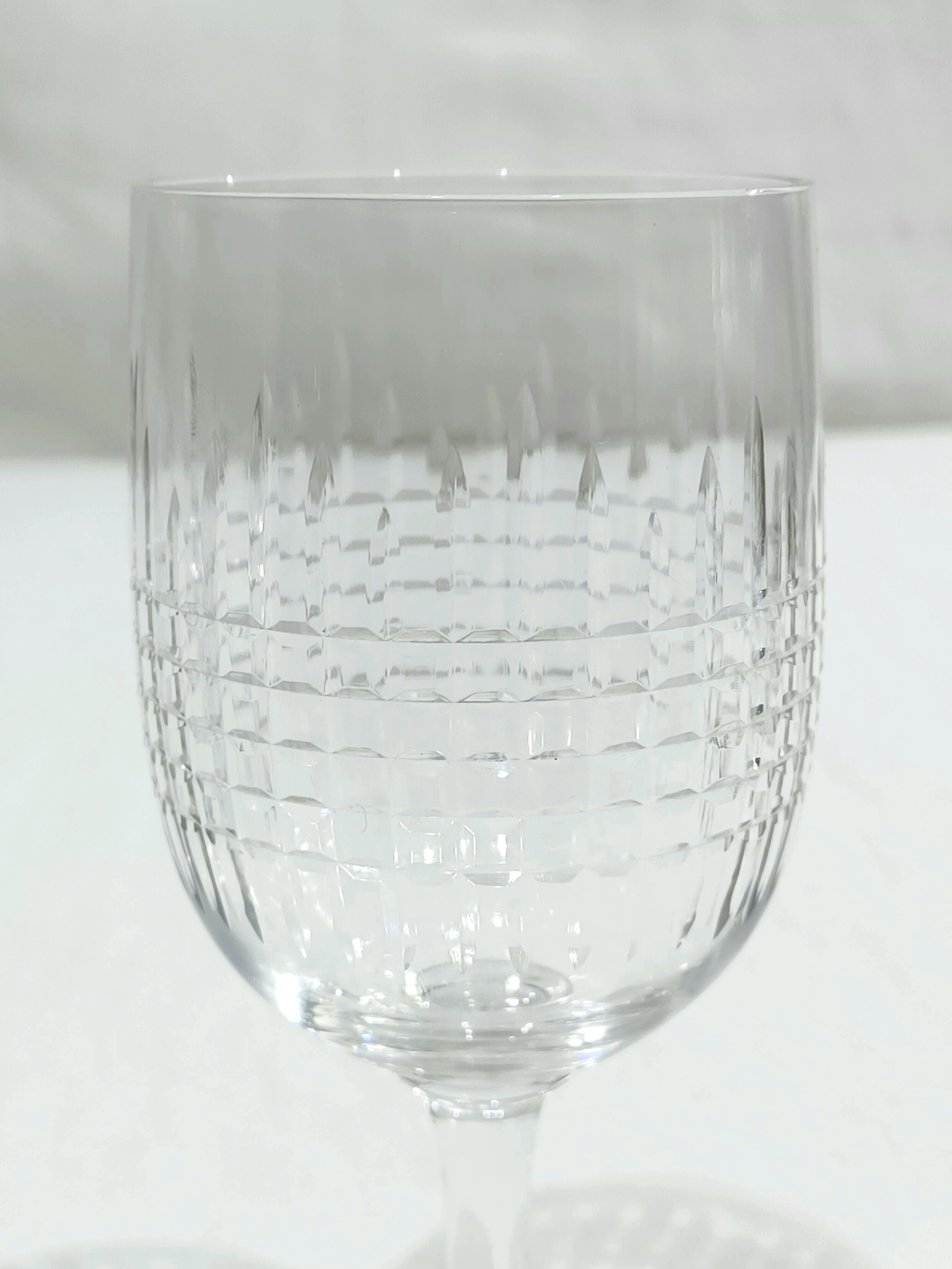 Baccarat – 7 glasses of white wine Nancy