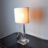 Regency table lamp in methacrylate, France, 1980
