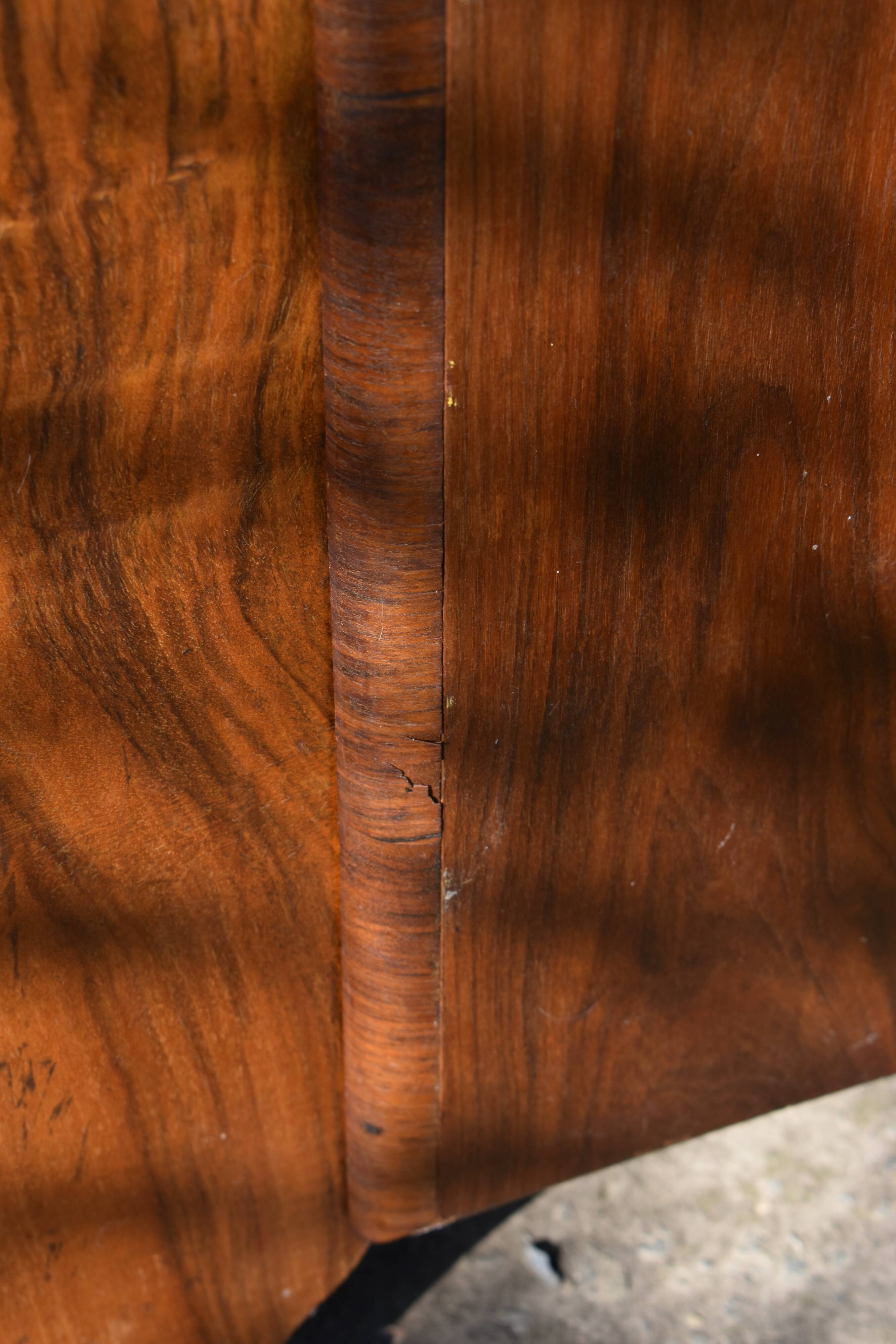 Small Art Deco compartmentalized cabinet