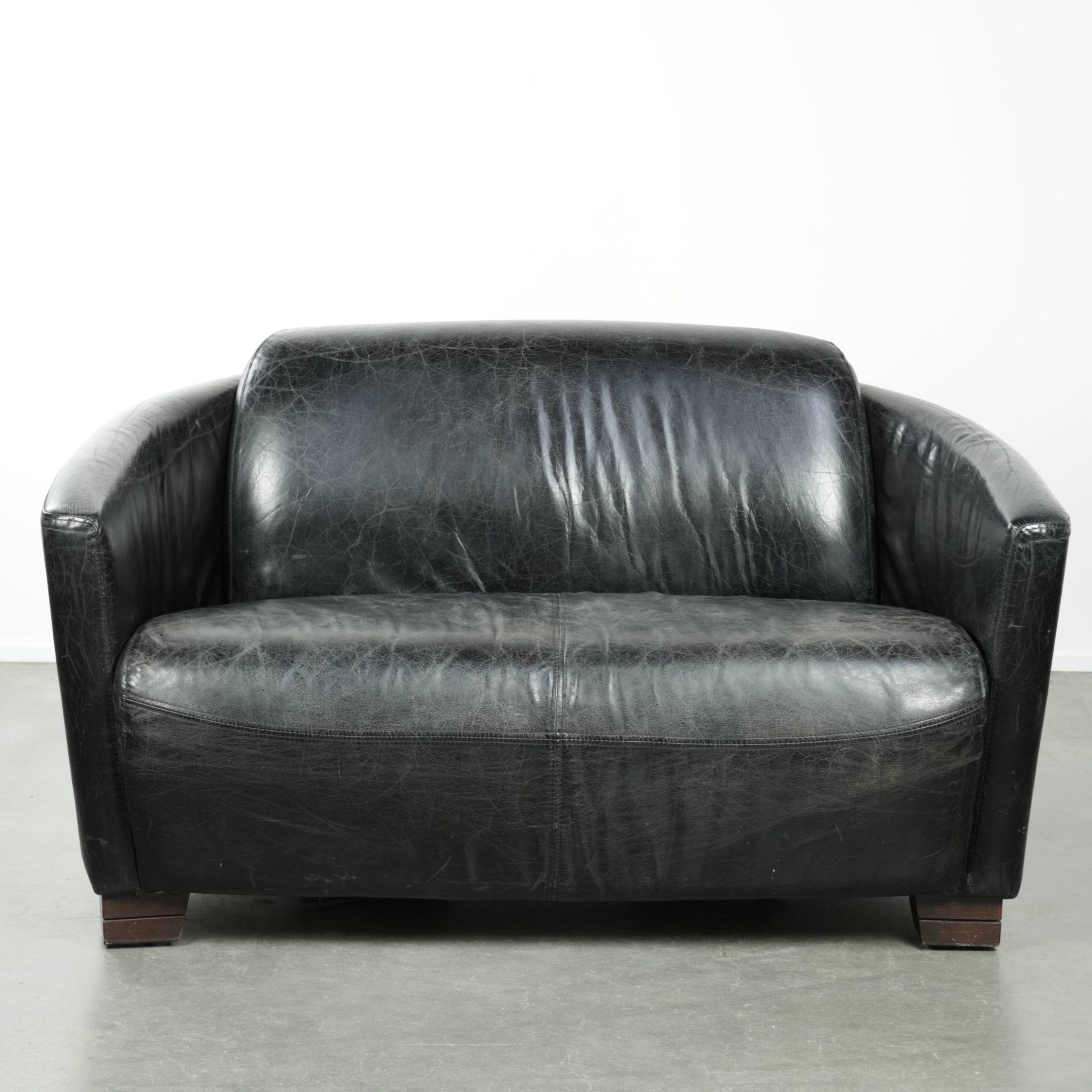 Amazing and unique cowhide aviator design bench, 2-seater