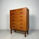 1960s Vintage Danish Teak Chest of Drawers by Holger Jensen