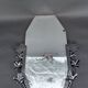 Wrought iron mirror signed Serva, Art Deco, Nancy School, France, c. 1925