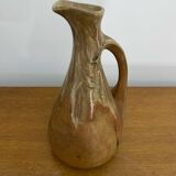 Ancien pichet carafe denbac grès flammé marron vintage