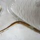 Pair of vintage glass ravier