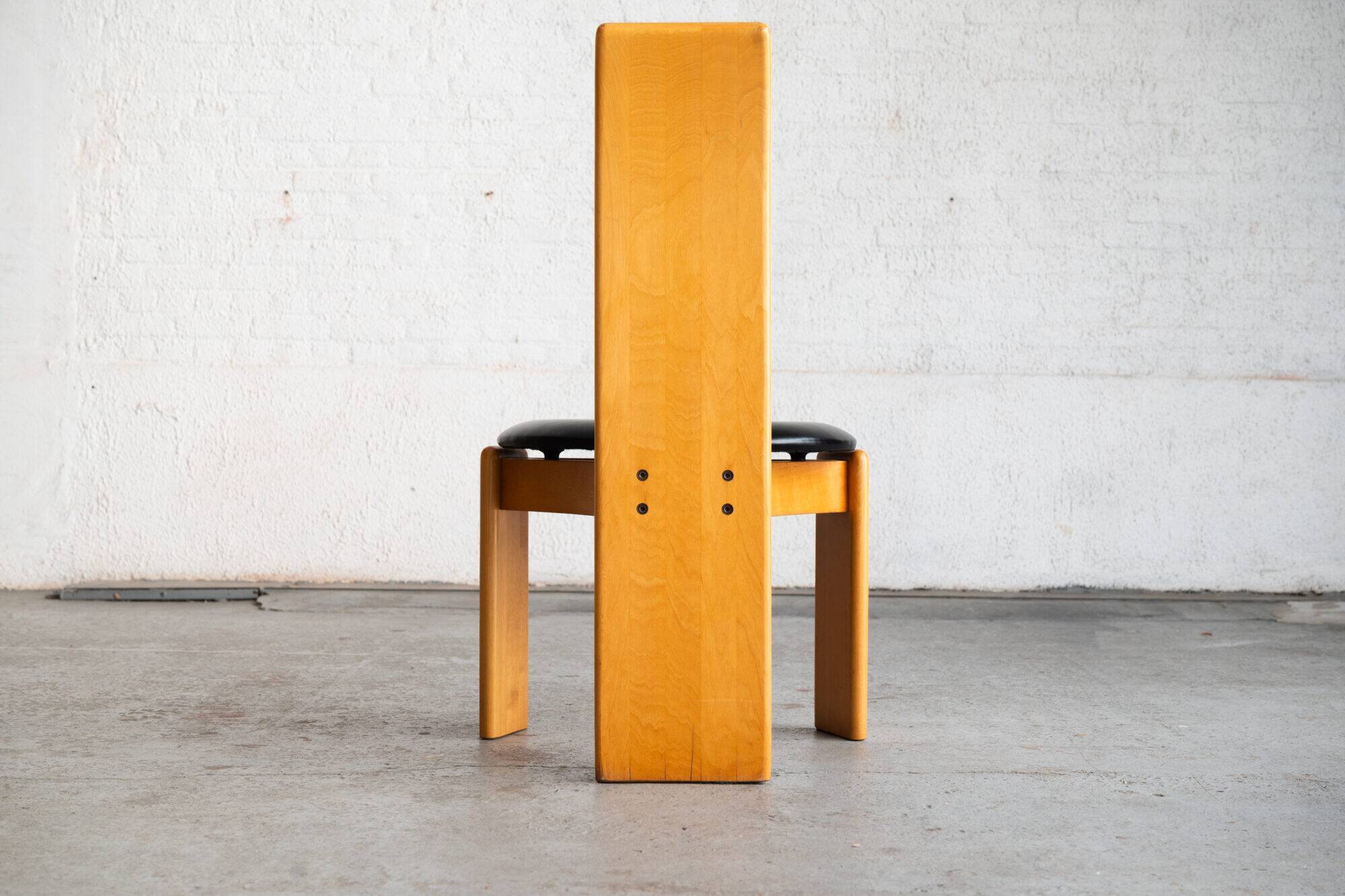 Set of 6 dining chairs by Mario Marenco