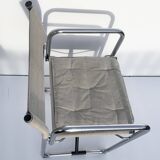 Folding Canvas Chair X75-2 Börje Lindau & Bo Lindekrantz Lammhults 1970s