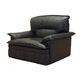 Leather armchair, Italian design, 1960s, production: Italy