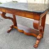 Cherry wood console from the 1830s