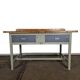 Industrial metal workbench