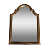 Stucco and wood fireplace mirror 53x38 cm