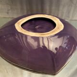 Sylized dish Vintage earthenware cut of Vallauris signed