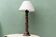 Carved wooden lamp, Corinthian column, 17th century