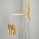 Pair of Dřevo Humpolec Adjustable Swing Arm Wall Lamps, 1960s
