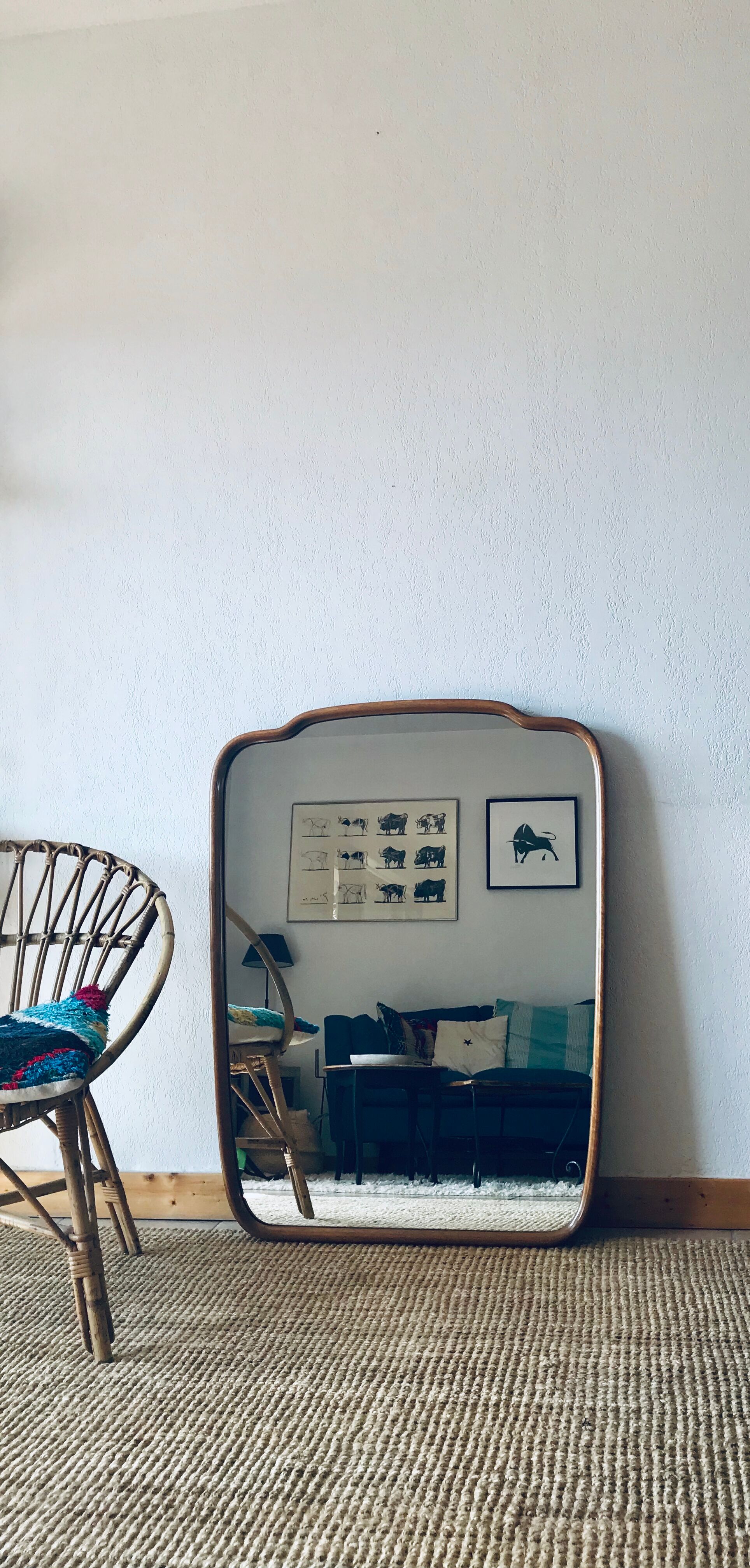 Free form mirror 80x104cm