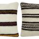 Lot de 2 housses de coussin kilim vintage 51x51 cm