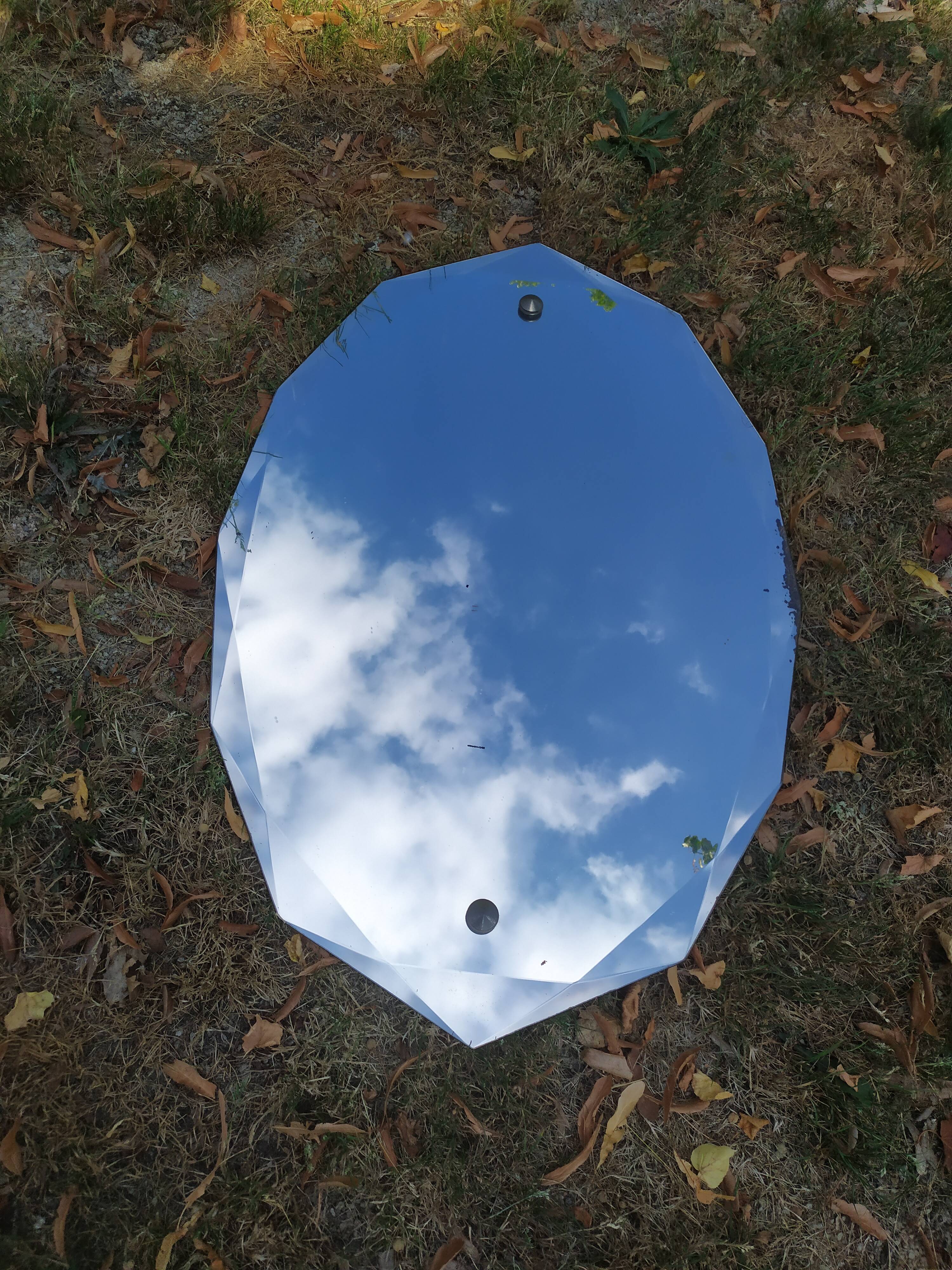 Art Deco beveled mirror