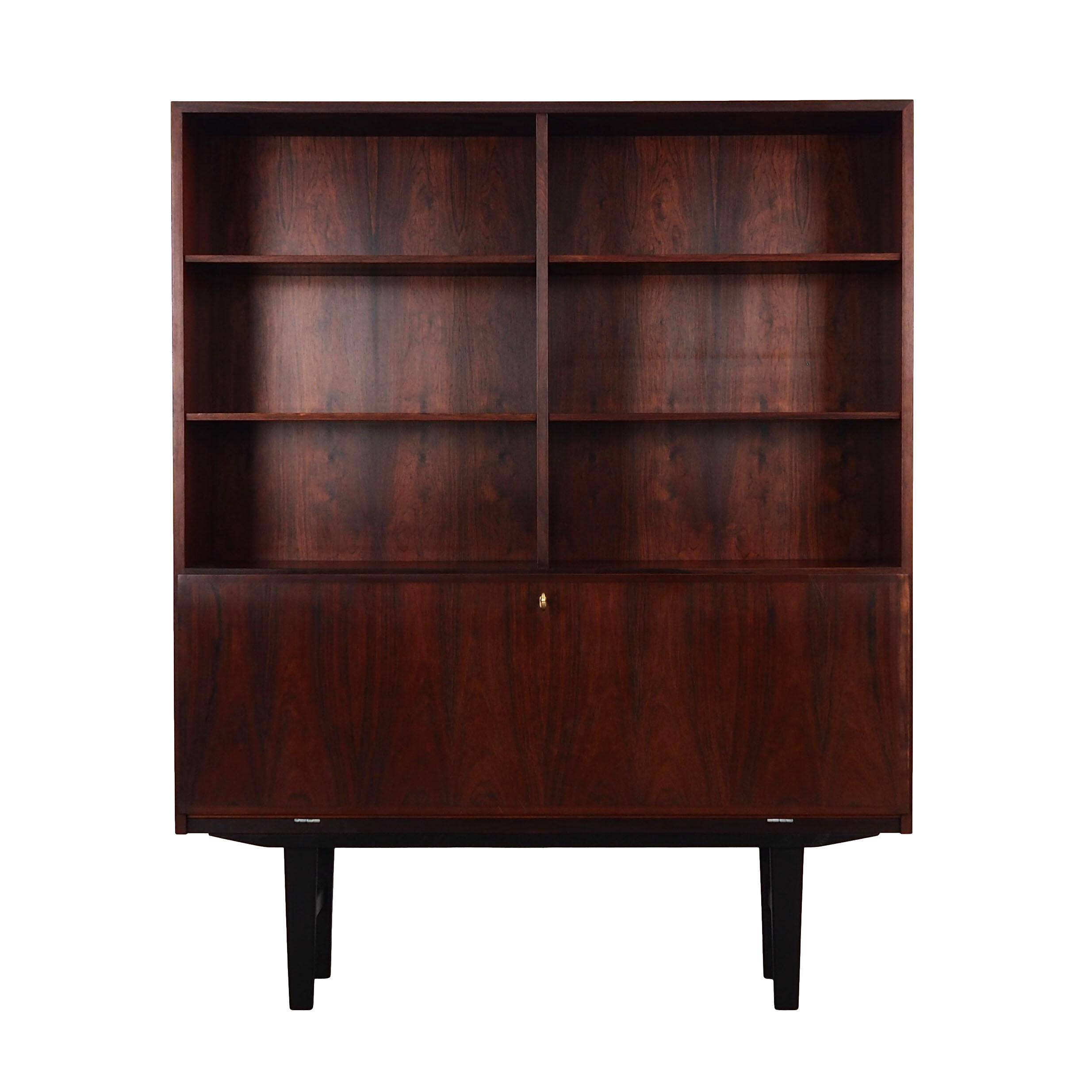 Rosewood bookcase, Danish design, 1970s, manufacture: Omann Jun
