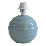 Blue ceramic lamp base
