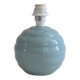 Blue ceramic lamp base