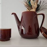 Villeroy et Boch coffee maker in brown porcelain + cup offered - good condition