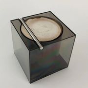 Vintage ice bucket design by Cini & Nils Milan in plexiglass, Italy, 1980s.