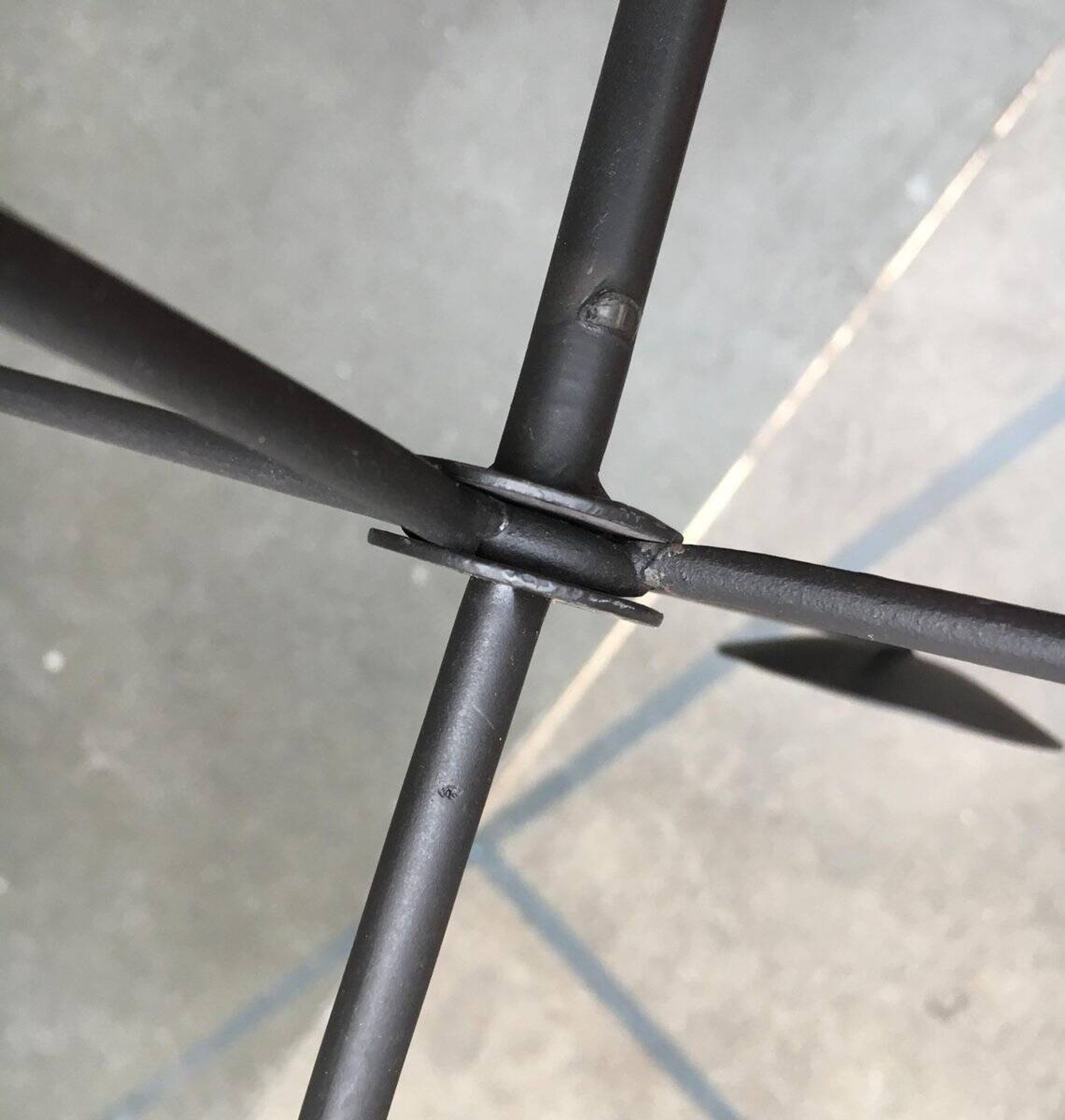 Bougeoir Métallique Brutaliste Vintage