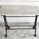 Bistro table white marble 4 pers