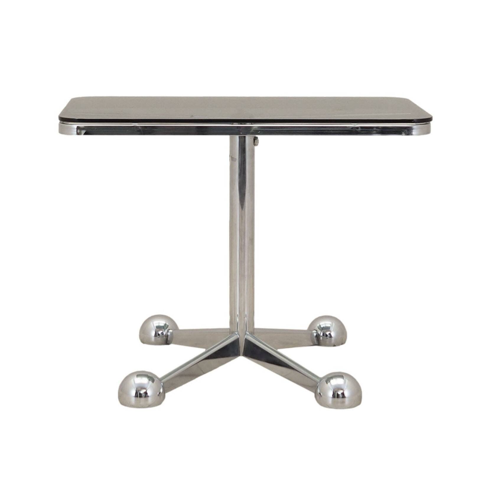 Coffee table on wheels, Italian design, 1970s, manufacturer: Allegri