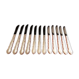 Service of 12 silver metal entremets Regency Sheffield