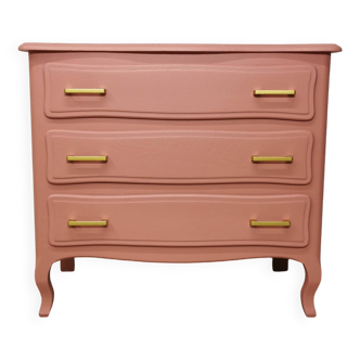 Renovated oak chest of drawers