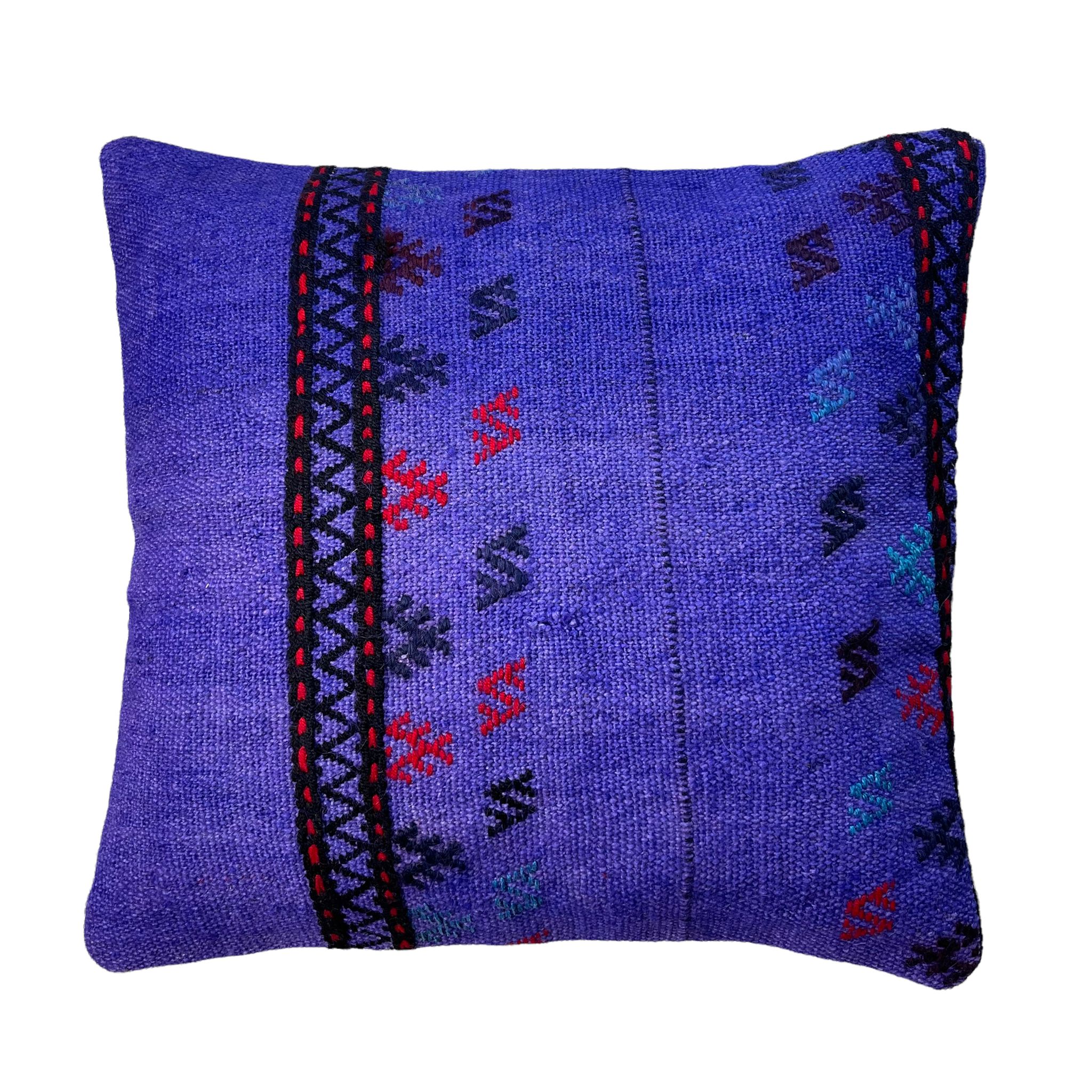 Housse de coussin en kilim turc vintage 45 x 45 cm