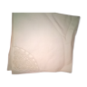 6 serviettes en coton, avec un coin brodé en crochet
